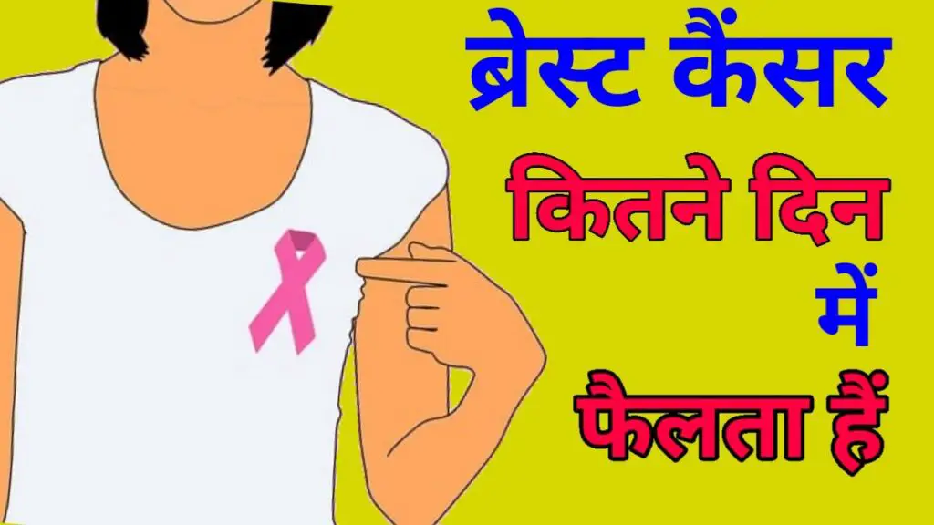 ब्रेस्ट कैंसर कितने दिन में फैलता है - इसके कारण, लक्षण और उपाय

Breast Cancer kitne din me failata hai iske karan lakshan aur ilaj