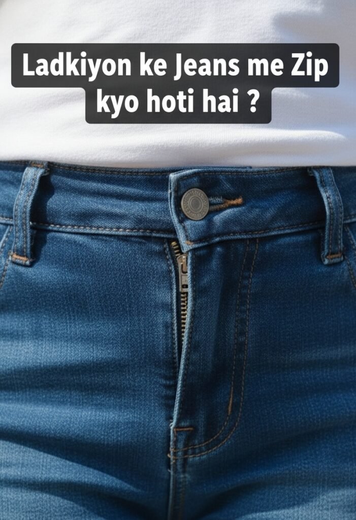 लड़कियों के जिन्स में चैन क्यों होती है?