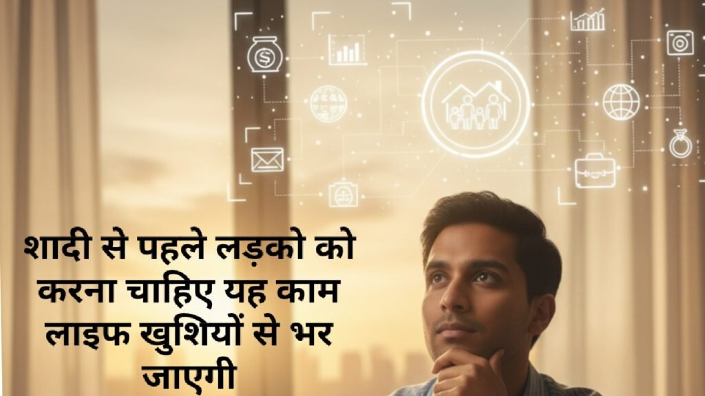 शादी से पहले लड़कों को क्या करना चाहिए ?