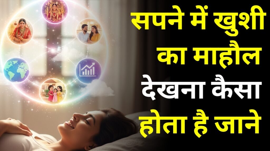 सपने में खुशी का माहौल देखना कैसा होता हैं ?