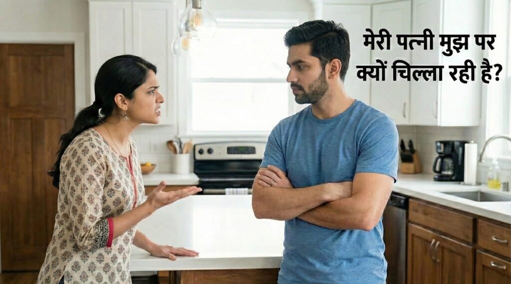 मेरी पत्नी मुझ पर क्यों चिल्ला रही है?