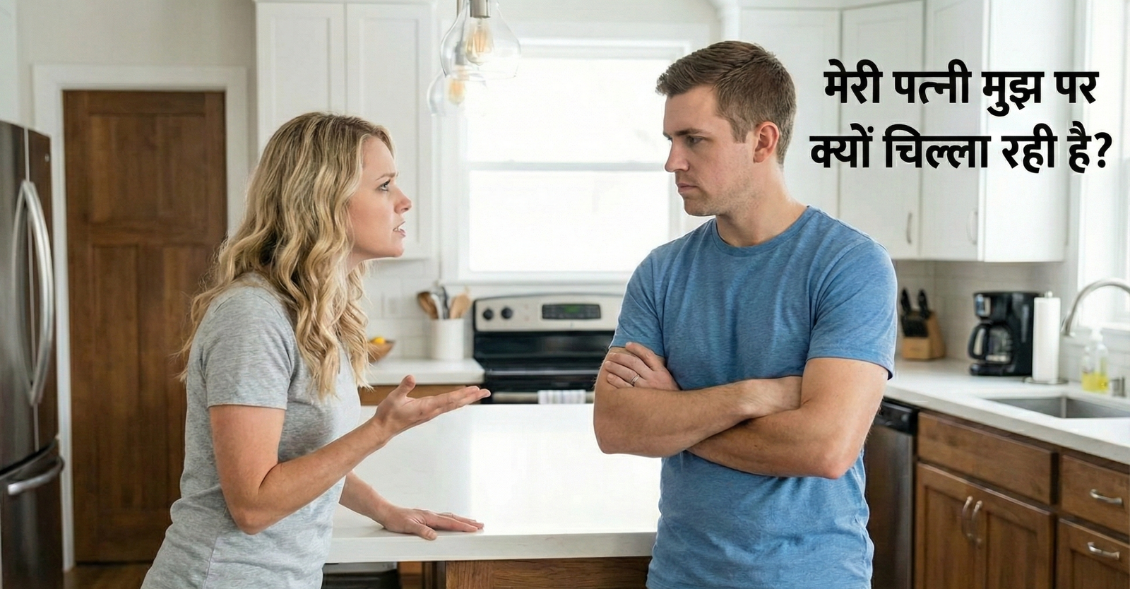 मेरी पत्नी मुझ पर क्यों चिल्ला रही है?