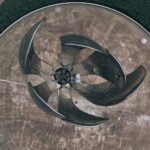 a bird s eye view of a large metal sculpture