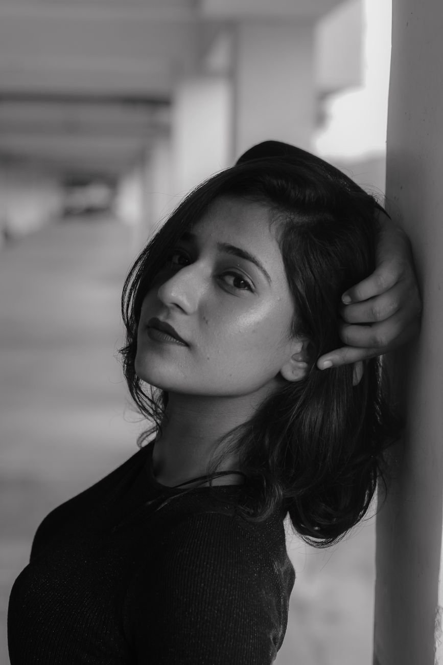 young beautiful woman portrait