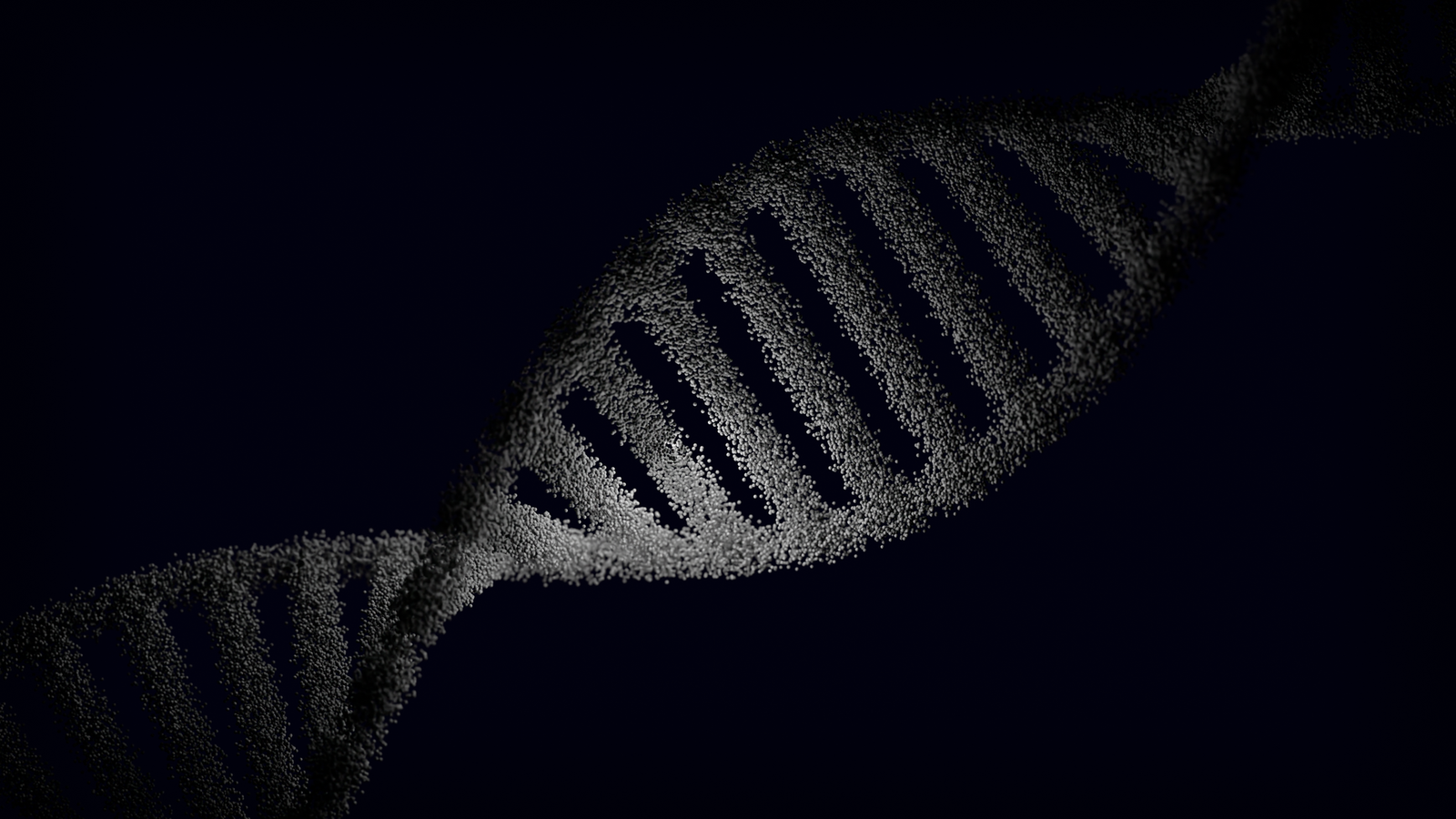 abstract visual representation of dna helix