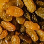 close up shot of raisins