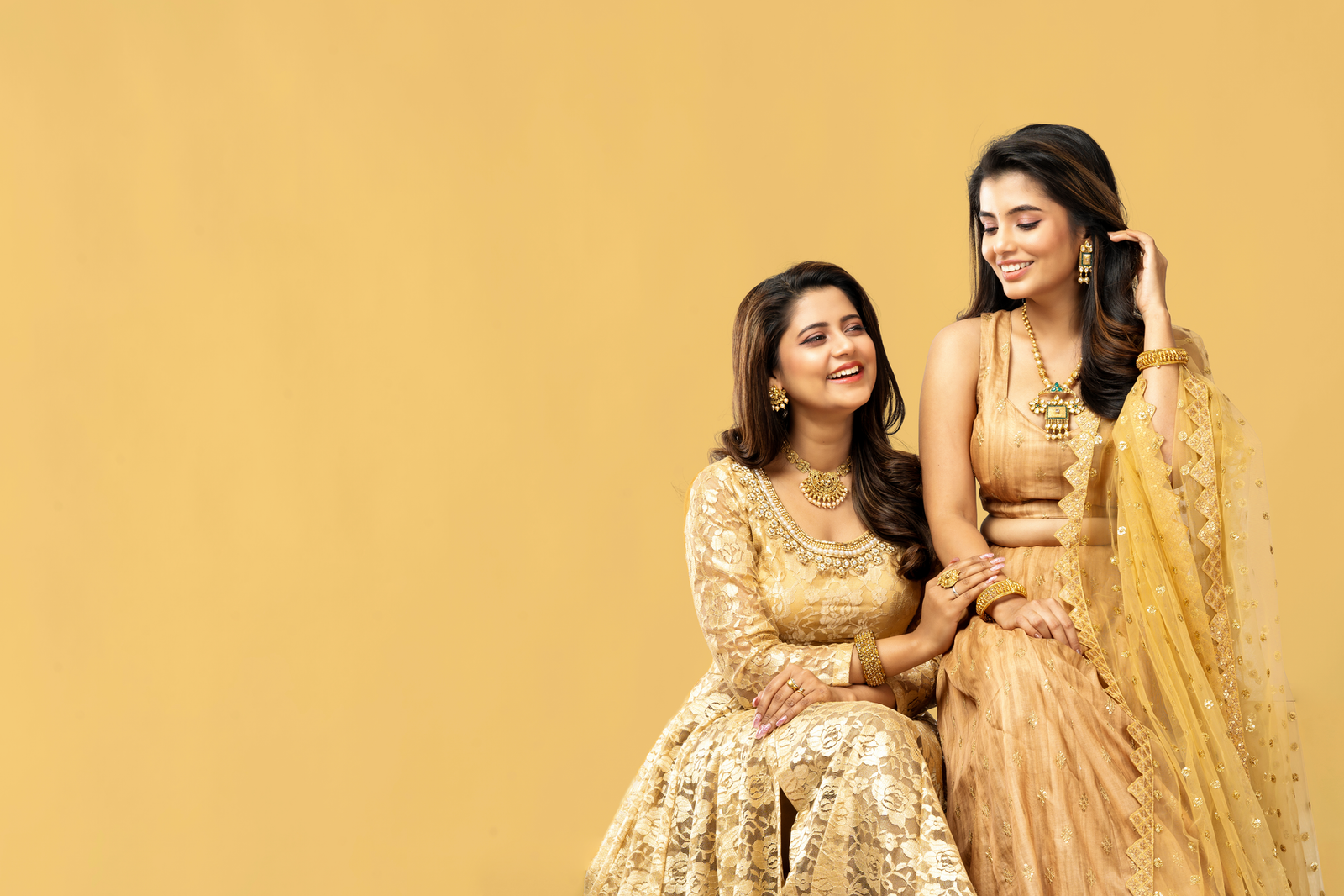 beautiful women in traditional clothes