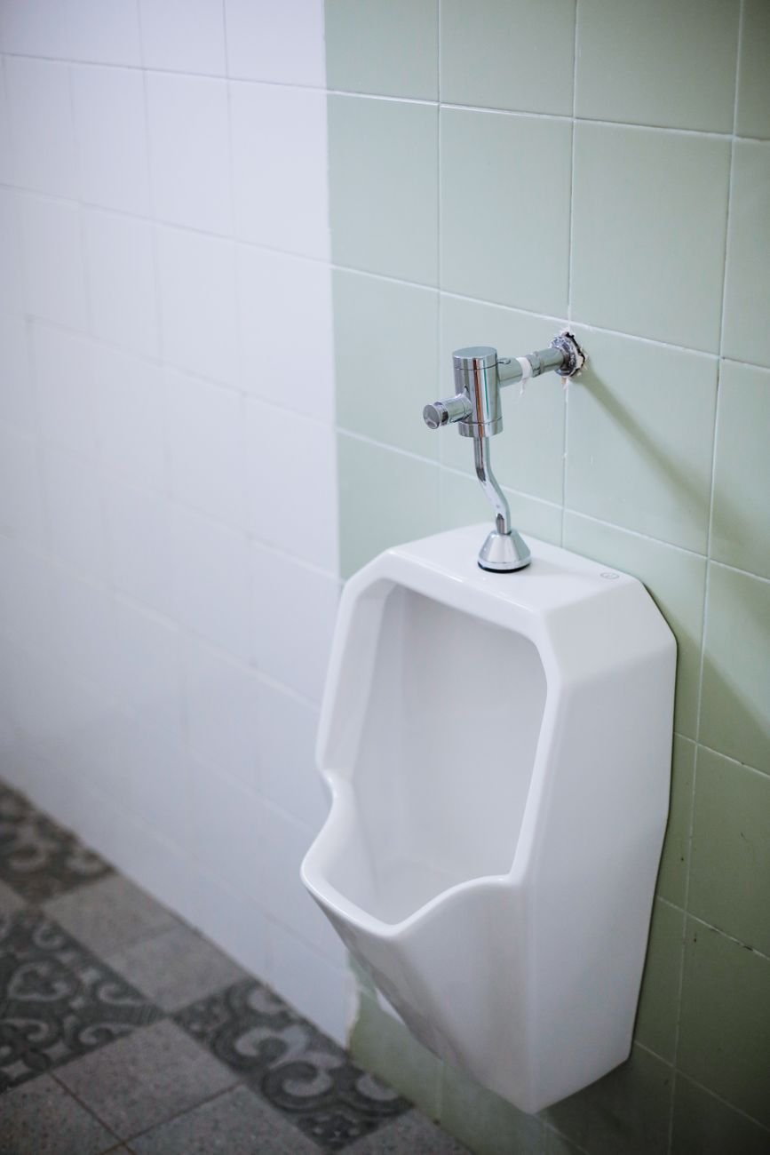 urinal in toilet