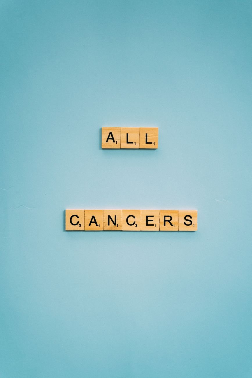 all cancers on wooden scrabble tiles
