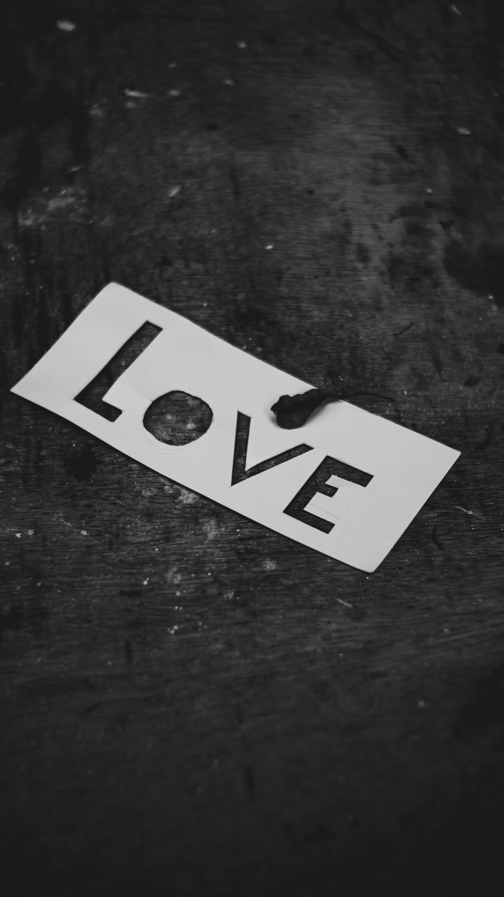 cutout love sign